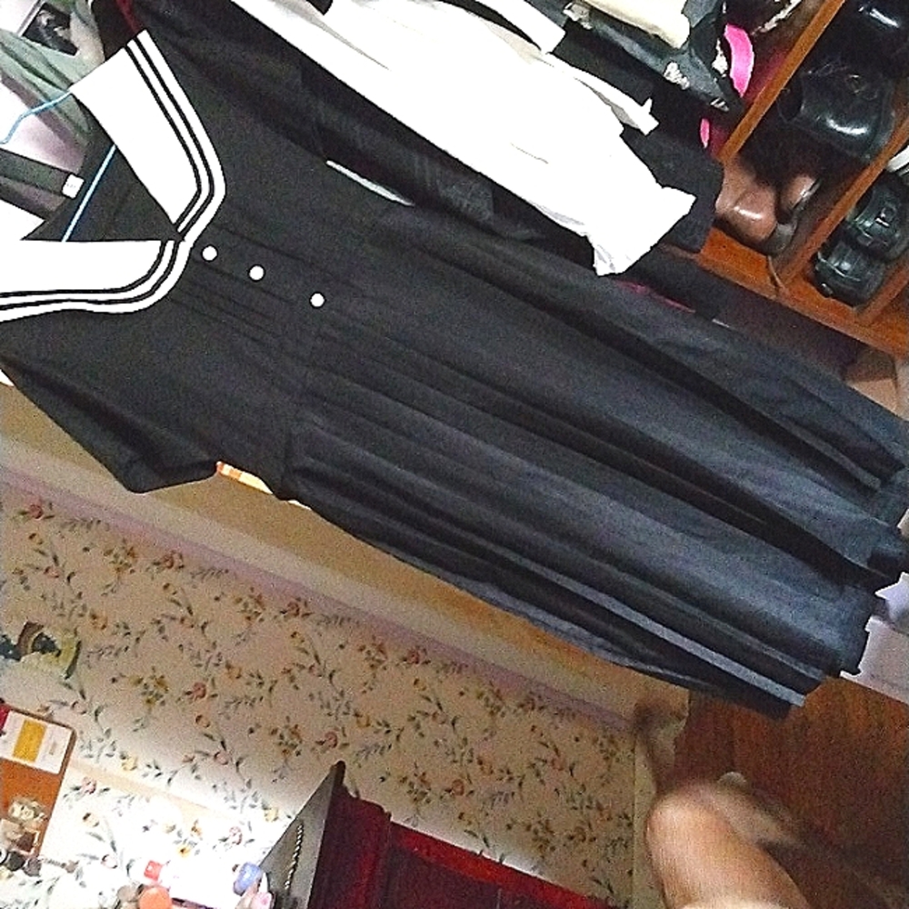 Vintage Japanese schoolgirl sailor uniform pin-up lolita dress kawaii goth 60s